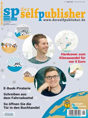cover image of der selfpublisher 13, 1-2019, Heft 13, März 2019